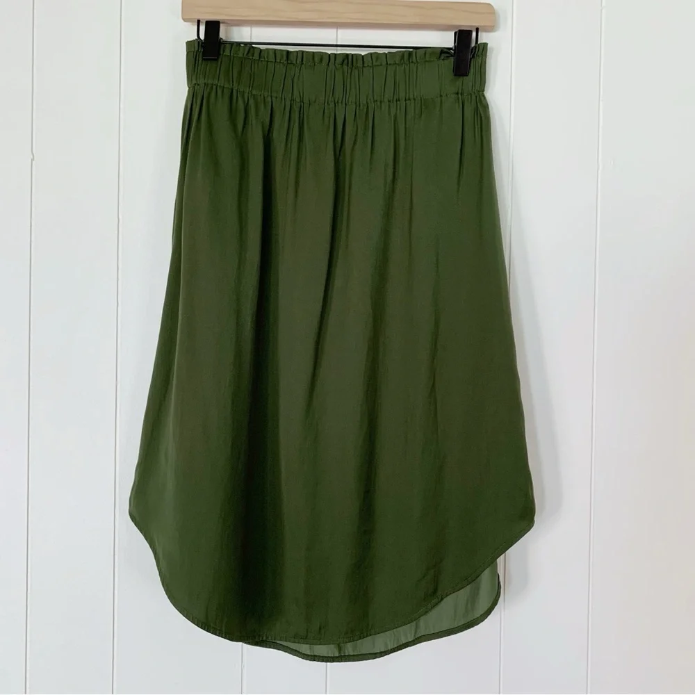 LOFT Green Skirt XS - Picture 1 of 6